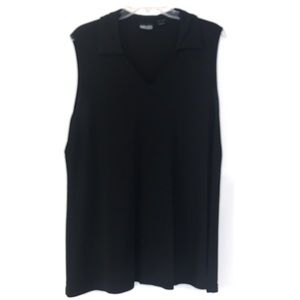 ‼️Collard Black Tank Top🖤